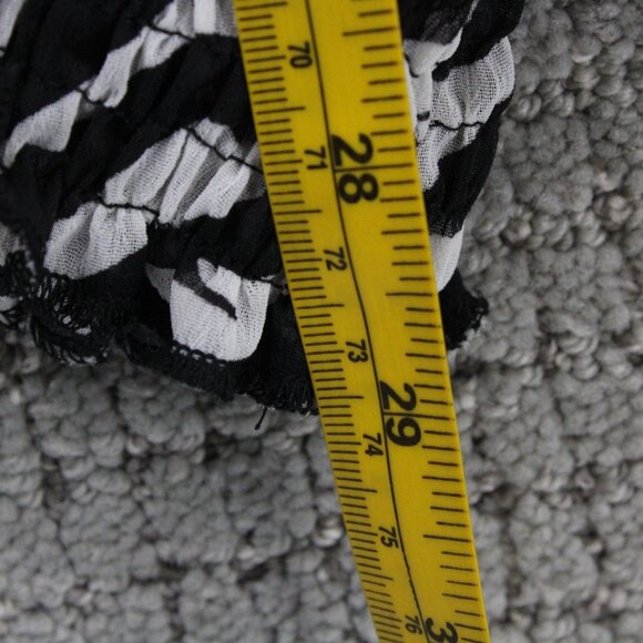 isabella Rodriguez Blouse Top Women XL Multicolor Short Sleeve Zebra Pattern NWT - Picture 9 of 9